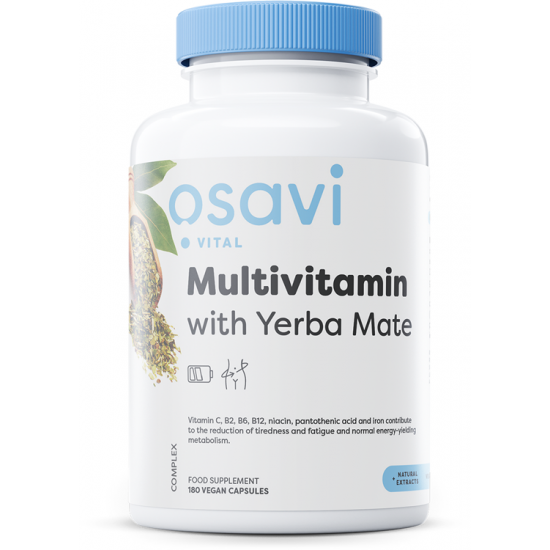 Multivitamin with Yerba Mate - 180 vegan caps