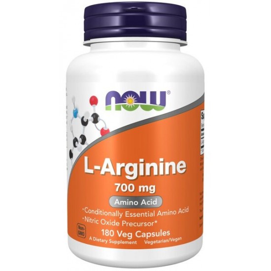 L-Arginine, 700mg - 180 vcaps