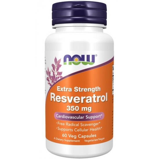 Resveratrol, Extra Strength 350mg - 60 vcaps