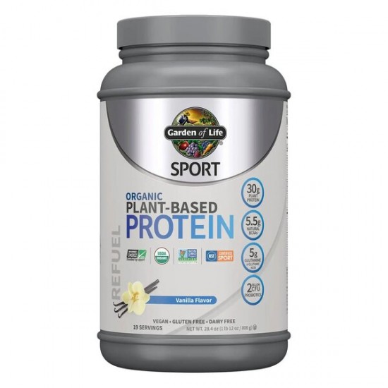 Sport Organic Plant-Based Protein, Vanilla - 806g