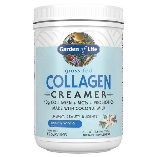 Grass Fed Collagen Creamer, Creamy Vanilla - 330g