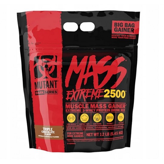 Mutant Mass Extreme 2500, Triple Chocolate - 5450g