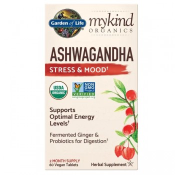 „Mykind Ashwagandha“ – 60 veganiškų tablečių