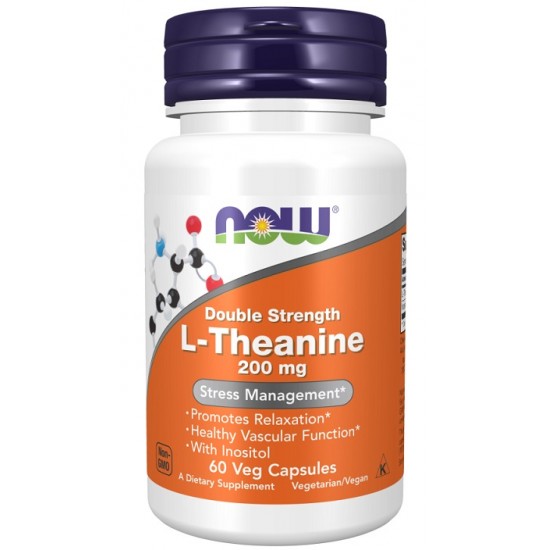 Double Strength L-Theanine, 200mg - 60 vcaps