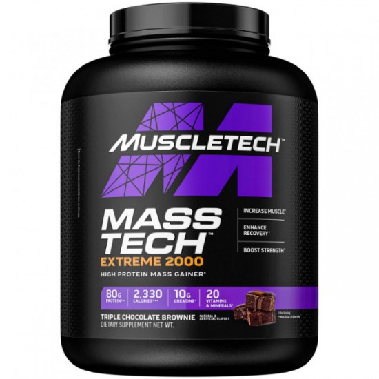 Mass-Tech Extreme 2000, Triple Chocolate Brownie - 3180g