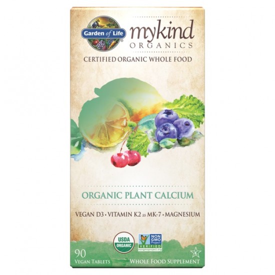 Mykind Organics Plant Calcium - 90 vegan tabs