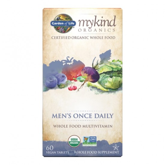 Mykind Organics Men's Once Daily - 60 vegan tabs