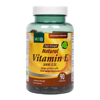 Natural Vitamin E, 1000 IU - 90 caps