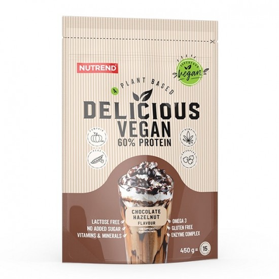 Delicious Vegan, Chocolate Hazelnut - 450g