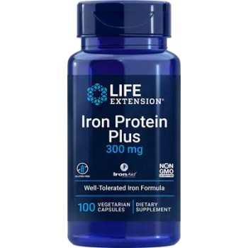 Iron Protein Plus, 300 мг - 100 растительных капсул