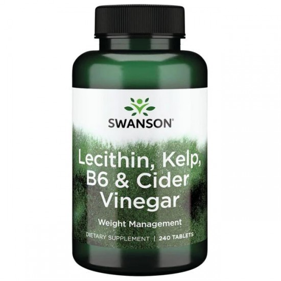 Lecithin, Kelp, B-6, & Cider Vinegar - 240 tabs