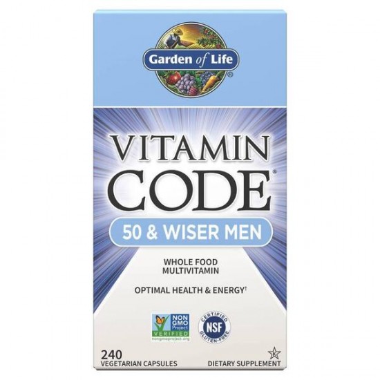 Vitamin Code 50 & Wiser Men - 240 vcaps