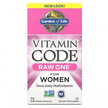 Vitamin Code RAW ONE moterims - 75 v kapsulės