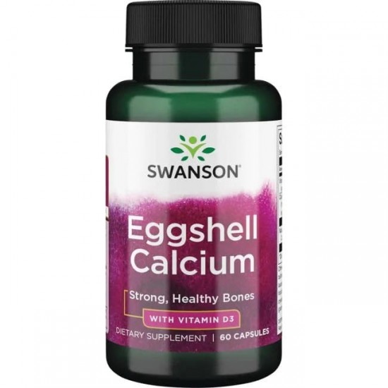 Eggshell Calcium with Vitamin D-3 - 60 caps