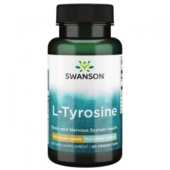 L-Tyrosine, 500mg - 60 vcaps