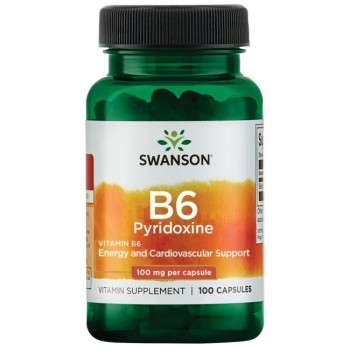 Vitamin B6 Pyridoxin, 100 mg - 100 Kapseln