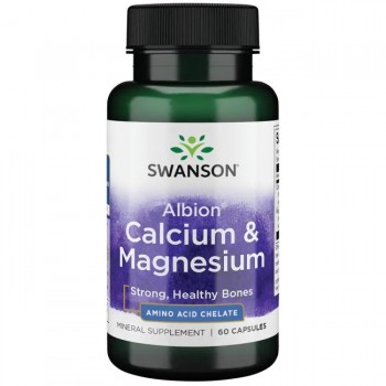 Albion Calcium et Magnésium - 60 gélules