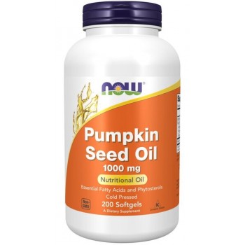 Moliūgų sėklų aliejus, 1000 mg - 200 minkštųjų kapsulių