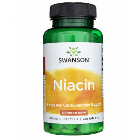 Niacin, 100mg - 250 tablets