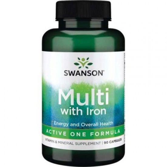 Active One Multivitamin with Iron - 90 caps