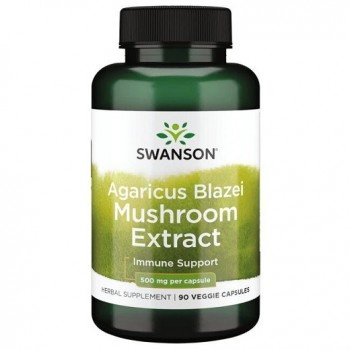 Agaricus Blazei Mushroom Extract, 500mg - 90 vcaps