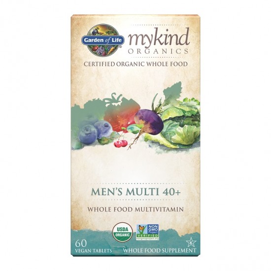 Mykind Organics Men's Multi 40+ - 60 vegan tabs