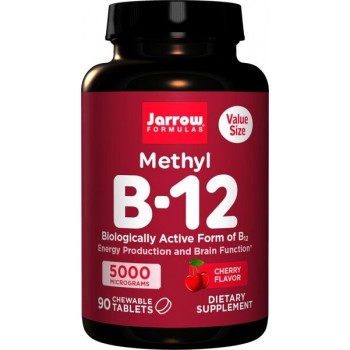 Methyl B-12, 5000mcg (Cherry) - 90 chewable tabs