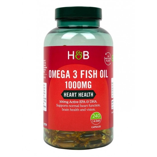 Omega 3 Fish Oil, 1000mg - 240 caps