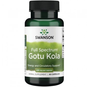 Pilna spektra Gotu Kola, 435 mg - 60 kapsulas