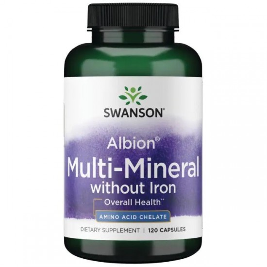 Albion Chelated Multi-Mineral without Iron - 120 caps