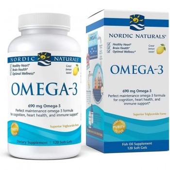 Omega-3, 690mg Lemon - 120 softgels