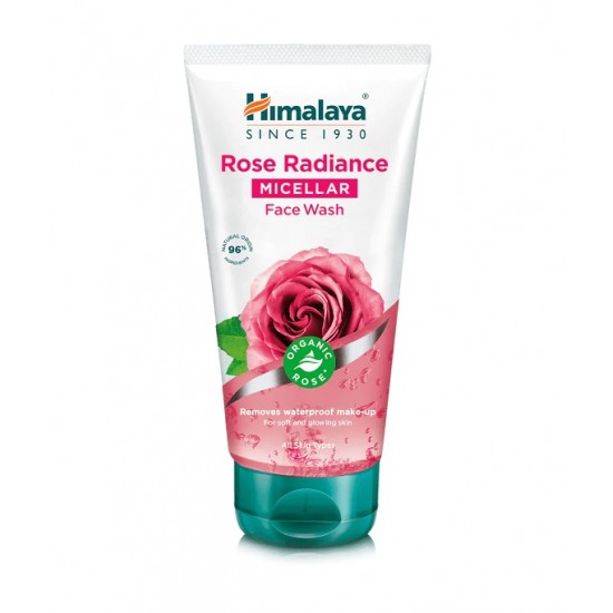 Organic Rose Radiance Micellar Face Wash - 150 ml.