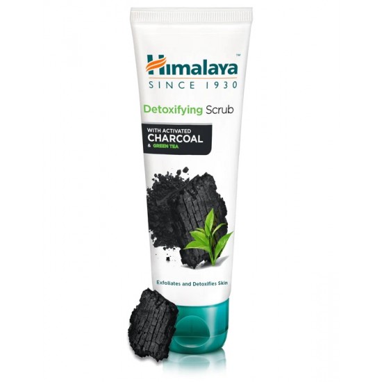Detoxifying Scrub with Activated Charcoal & Green Tea - 75 ml.