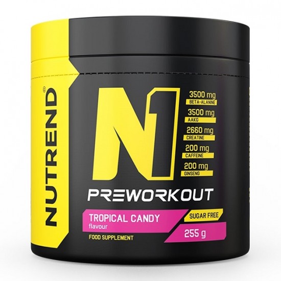 N1 Pre-Workout, Tropical Candy - 255g
