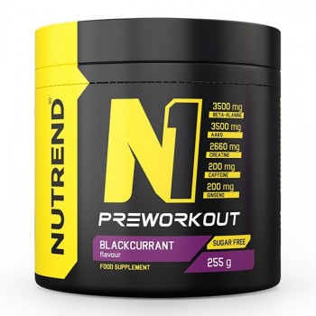 N1 Pre-Workout, Blackcurrant - 255g