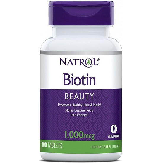 Biotin, 1000mcg - 100 tabs