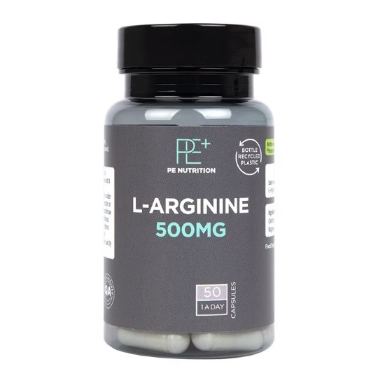 PE Nutrition L-Arginine, 500mg - 50 caps