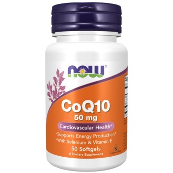 CoQ10 with Selenium & Vitamin E, 50mg - 50 softgels