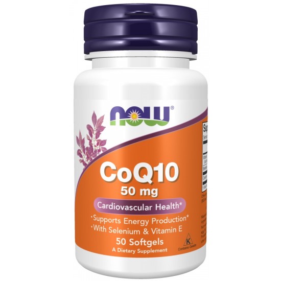CoQ10 with Selenium & Vitamin E, 50mg - 50 softgels