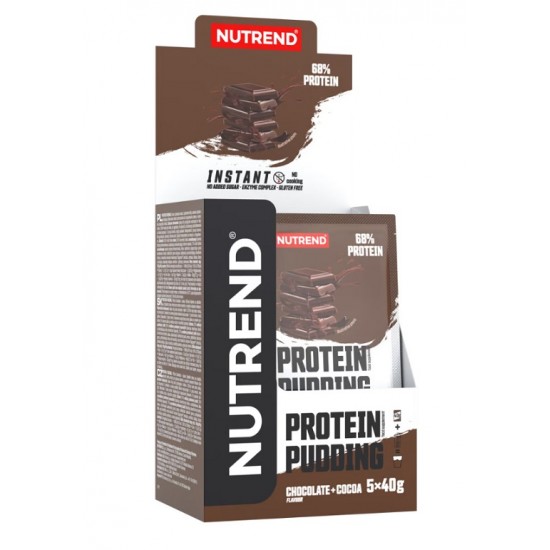 Protein Pudding, Chocolate + Cocoa - 5 x 40g