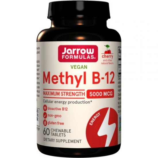 Methyl B-12, 5000mcg (Cherry) - 60 chewable tabs