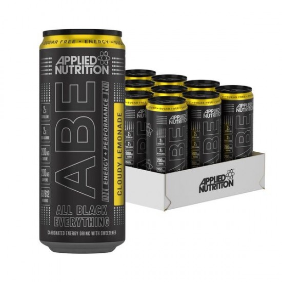 ABE Energy + Performance Cans, Cloudy Lemonade - 12 x 330 ml.