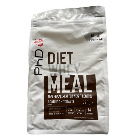 Diet Whey Meal, Double Chocolate - 770g