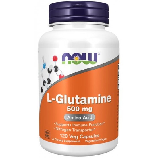 L-Glutamine, 500mg - 120 vcaps
