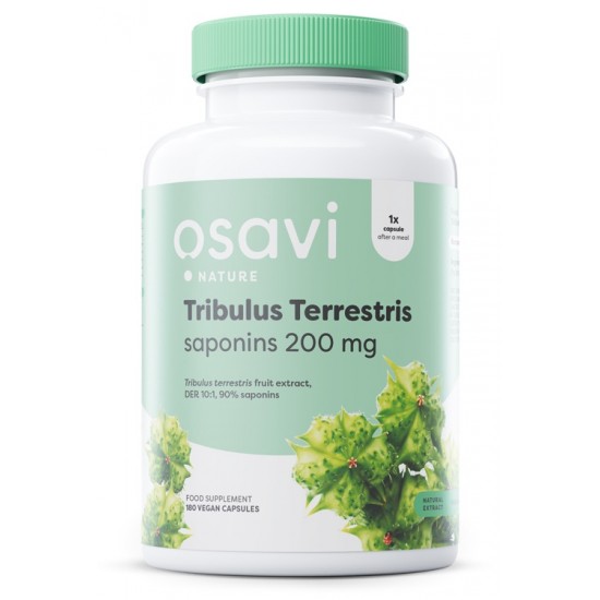 Tribulus Terrestris, Saponins 200mg - 180 vegan caps