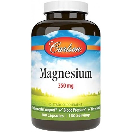 Magnesium, 350mg - 180 caps