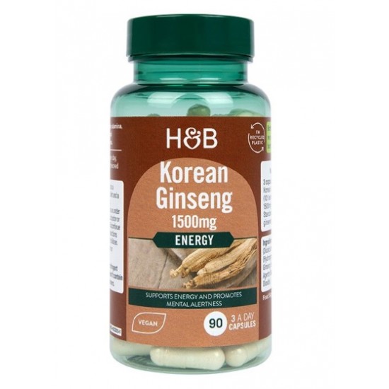 Korean Ginseng, 1500mg - 90 vcaps