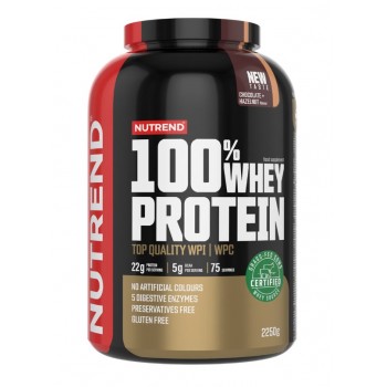 100% Whey Protein, Chocolate & Hazelnut - 2250g