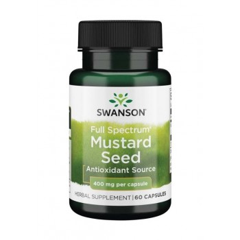 Pilna spektra sinepju sēklas, 400 mg - 60 kapsulas