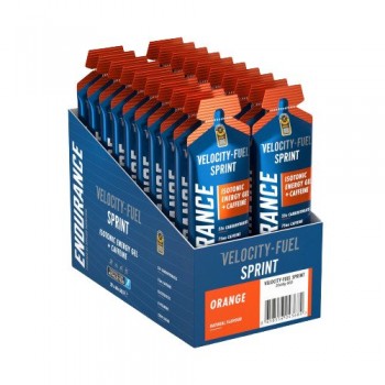 Endurance Sprint Isotonic Energy Gel + Caffeine, Orange - 20 x 60g